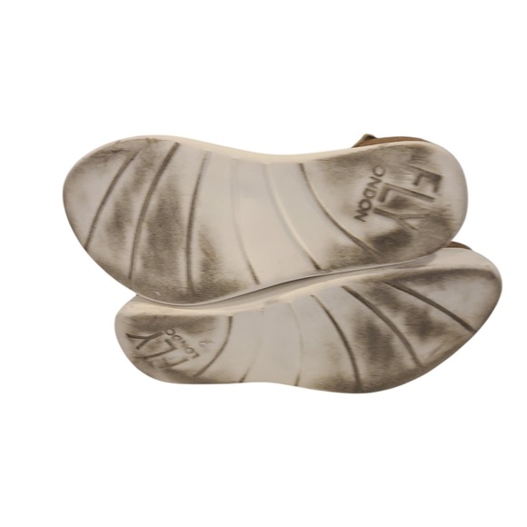 Fly London Gogo  Womens Gray Wedges Platform Sandals Shoes  39 EU 8 - 8.5 US - Picture 10 of 12